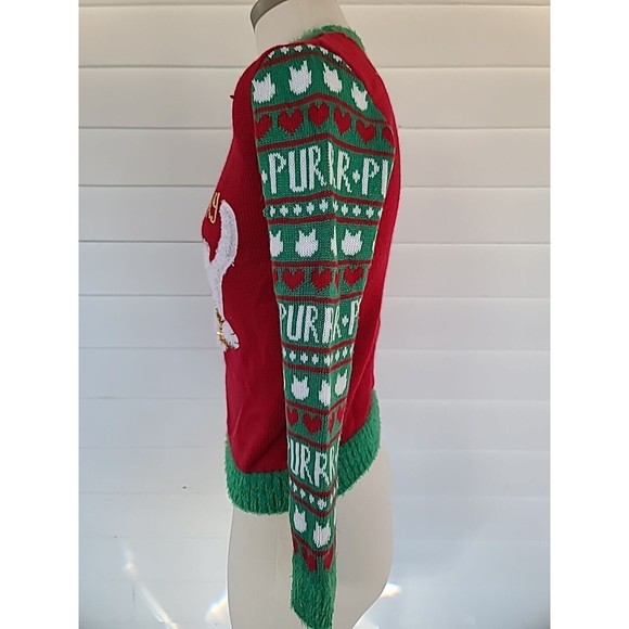 It's Our Time Christmas Cat Sweater - Picture 3 of 10